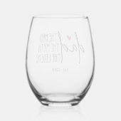 Legendäre Vater Glass Gift mit Herz-Trinkbehälter Weinglas Ohne Stiel (Rückseite)