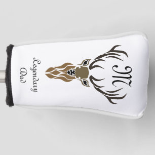 Legendäre Vater Red Stag Golf Headcover
