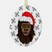 Legendäre Weihnachten und Squatchi-Neujahr Keramik Ornament (Rechts)