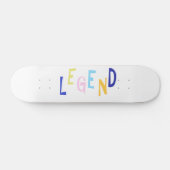 legendäre Wortart Skateboard (Horizontal)