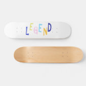 legendäre Wortart Skateboard (Horizontal)