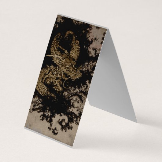 Legendärer antiker Tintendrache Visitenkarten (Rückseite)