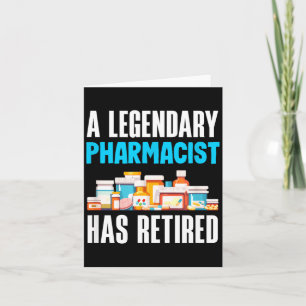 Legendärer Apotheker Ruhestand Apotheker Ruhestand Karte