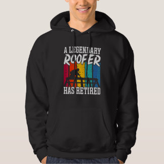Legendärer Dachdecker hat Dachdecker-Dacharbeiter Hoodie