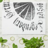 Legendärer deutscher Stadtstil Geschirrtuch (Gefaltet)