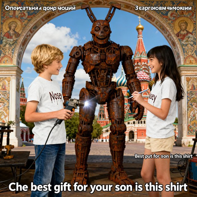 Legendärer Echolocation-Horror des Nosey-Animatron Tri-Blend Shirt (Von Creator hochgeladen)