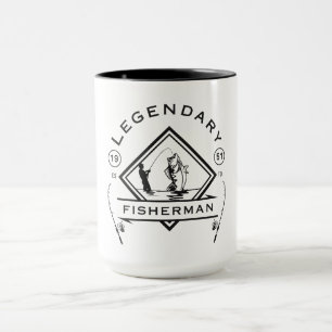 Legendärer Fischer, Gegründet 1951 Tasse