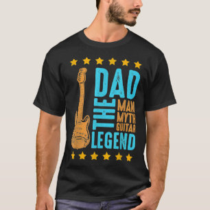 Legendärer Gitarrist Vater The Man Myth Gitarre Le T-Shirt