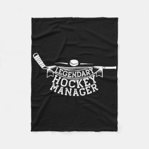 Legendärer Hockey-Manager Eishockey-Trainer Coach Fleecedecke