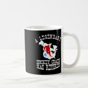 Legendärer Hockey-Trainer hat sich zur Ruhe gesetz Kaffeetasse