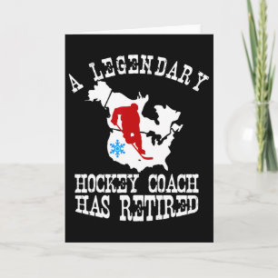 Legendärer Hockey-Trainer hat sich zur Ruhe gesetz Karte