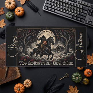 Legendärer kopfloser Reiter Sleepy Hollow Hallowee Schreibtischunterlage