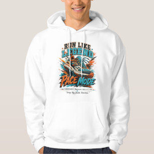 Legendärer Laufschuh Art im Retro-Stil Hoodie