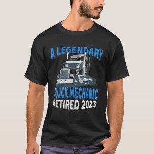 Legendärer LKW-Mechaniker im Ruhestand 2023 Retro T-Shirt