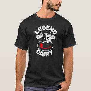 Legendärer Milchbauer lustiger Milchwitz Kuh T-Shirt