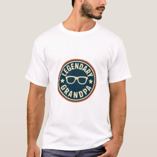 legendärer Opa Retro-Abzeichen T-Shirt