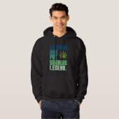 Legendärer Retro-Ehemann-Vater-Pot-Raucher- Weed Hoodie (Vorne ganz)