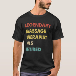 Legendärer Retro-Massagetherapeut geht in Rente T-Shirt
