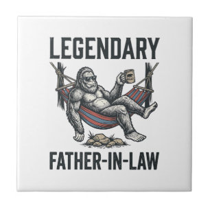 Legendärer Schwiegervater Sasquatch Vintage-Shirt  Fliese
