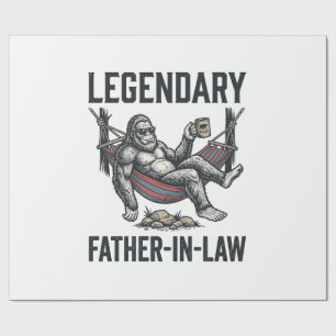 Legendärer Schwiegervater Sasquatch Vintage-Shirt  Geschenkpapier