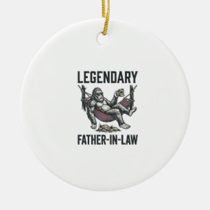 Legendärer Schwiegervater Sasquatch Vintage-Shirt  Keramik Ornament