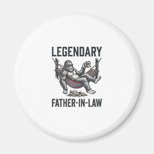 Legendärer Schwiegervater Sasquatch Vintage-Shirt Magnet