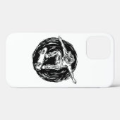 Legendärer Skater beim Skateboarden im Mittelluftb Case-Mate iPhone Hülle (Rückseite (Horizontal))