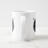 Legendärer Skater beim Skateboarden im Mittelluftb Jumbo-Tasse (Rückseite)