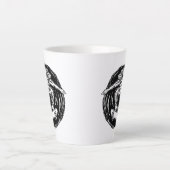 Legendärer Skater beim Skateboarden im Mittelluftb Milchtasse (Vorderseite)