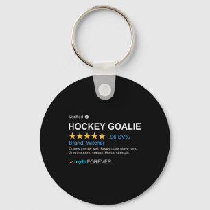 Legendärer Torwart im Eishockey der Männer fährt S Schlüsselanhänger