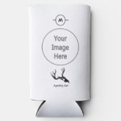 Legendärer Vater Bester Par Black Buck Skull Selters Dosenkühler (Vorderseite)