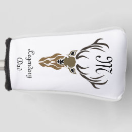 Legendärer Vater Red Stag Golf Headcover