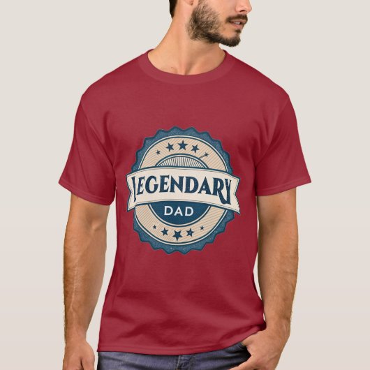 Legendärer Vater T - Shirt (Vorderseite)