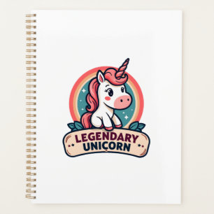 Legendäres Einhorn Vintage Retro Cartoon Vektor De Planer