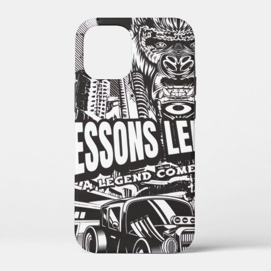 Legendäres Gorilla-Lektionen-Lernen-iPhone-Case  Case-Mate iPhone Hülle (Rückseite)