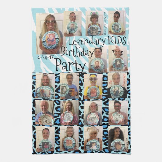Legendäres Kindergeburtstag-Party Handtuch (Vertikal)