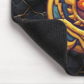 Legendäres Rang-Gamer-Emblem Mousepad (Ecke)