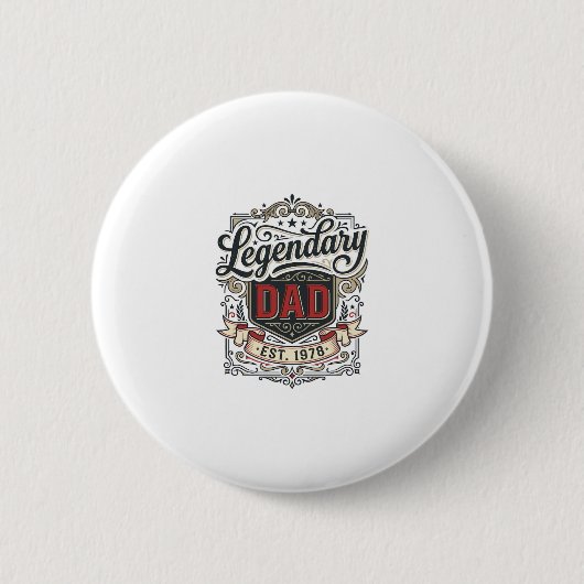 Legendäres Vintage-Daddy-Engraving-Shirt-Design (3 Button (Vorderseite)