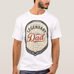 Legendäres Vintage-T-Shirt-Design mit Gravur für V T-Shirt