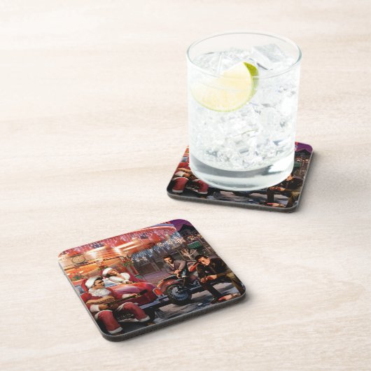 Legendäres Weihnachten Untersetzer (Rechte Seite)