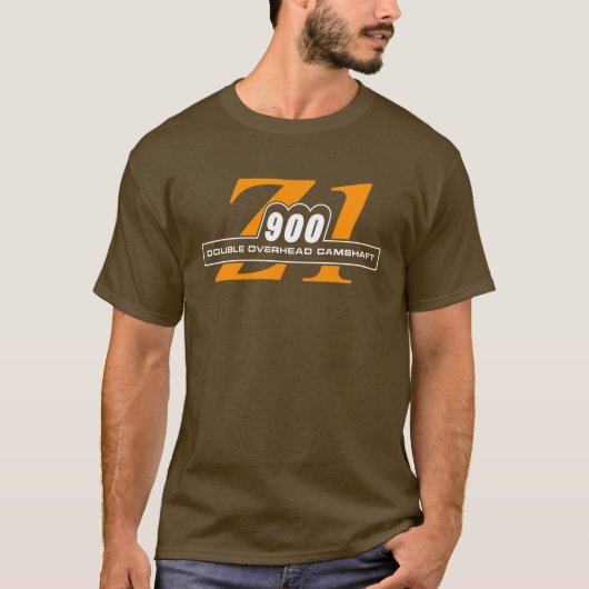 Legendäres Z1 900 Rootbeer und Orange T-Shirt (Vorderseite)