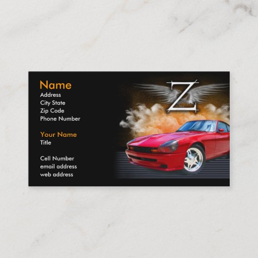 Legendäres Z Visitenkarte (Vorderseite)