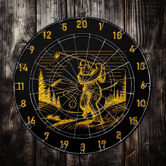 Legendäres Ziel: Bigfoot's Challenge Dartscheibe
