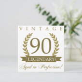 Legendary 90. Geburtstag Karte (Stehend Vorderseite)