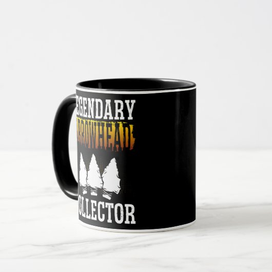 Legendary Arrowhead Collector Seventies Retro Tasse (Vorderseite Links)