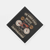 Legendary Bike Bicycle Classic Ride Serviette (Ecke)