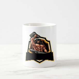 Legendary Blacksmith Warrior Emblem Kaffeetasse