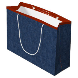 Legendary Blue Jeans - Large Große Geschenktüte