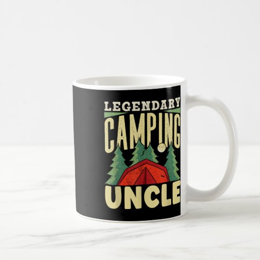 Legendary Camping Uncle Campfire Camp Camper Camps Kaffeetasse (Rechts)