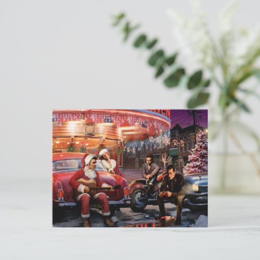 Legendary Christmas Feiertagspostkarte (Stehend Vorderseite)